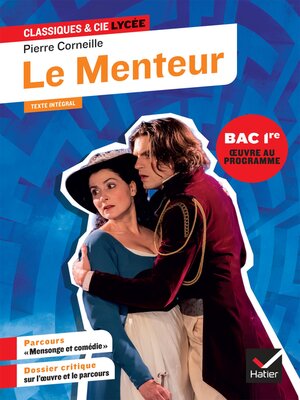 cover image of Le Menteur (oeuvre au programme du Bac de français 2025, 1re générale & techno)